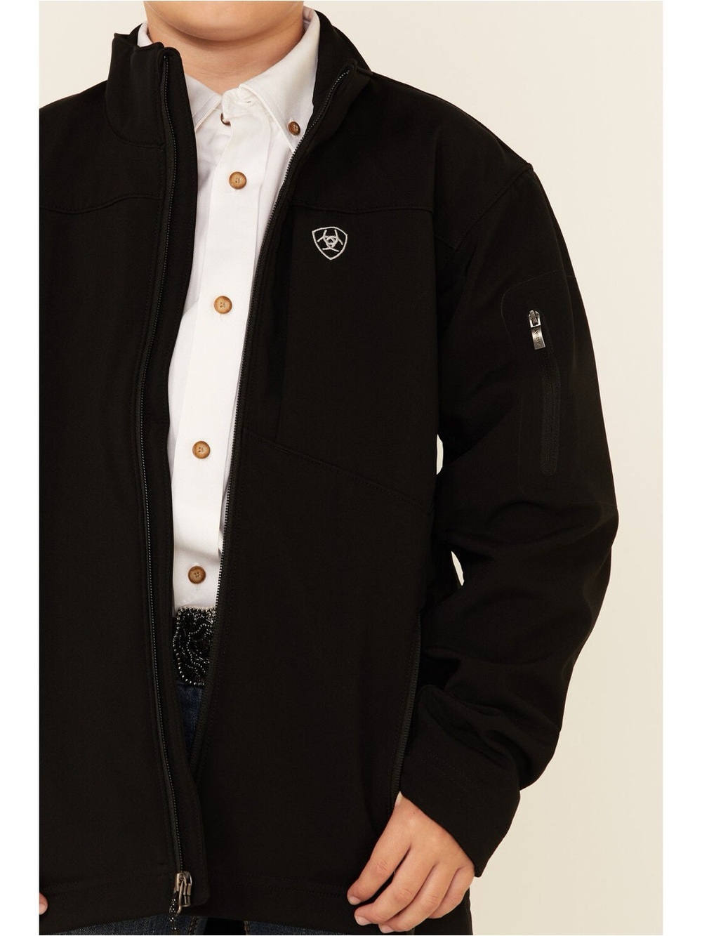 NWOT ARIAT BOYS' 2.0 SOFTSHELL
PERFORMANCE STRETCH JACKET - Picture 2 of 12